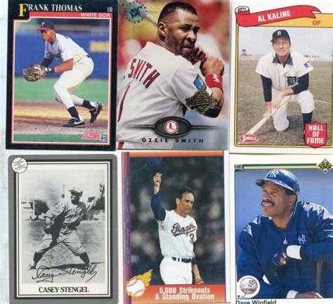 Lot Of Baseball Hall Of Fame All Different Cards Of Cooperstown