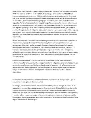 Teoria De La Cibernetica PDF