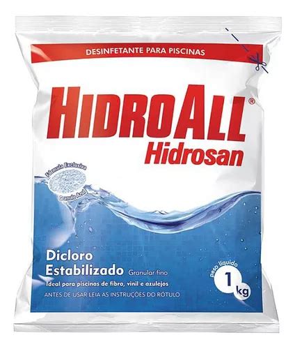 Cloro Estabilizado Granulado Hidrosan Plus Hidroall 1kg MercadoLivre