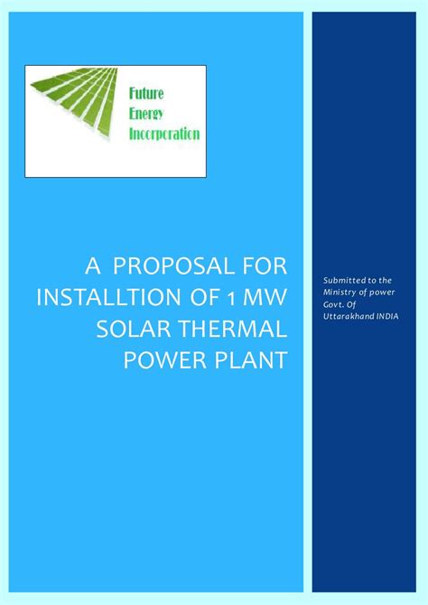 Proposal Solar