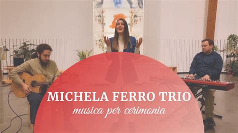 Tutto è possibile Nuovi Orizzonti MICHELA FERRO TRIO YouTube