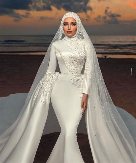 Muslim Wedding Dress With Hijab