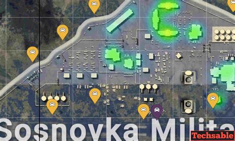 Pubg Mobile Loot Map High Loot And Vehicles Location Techsable