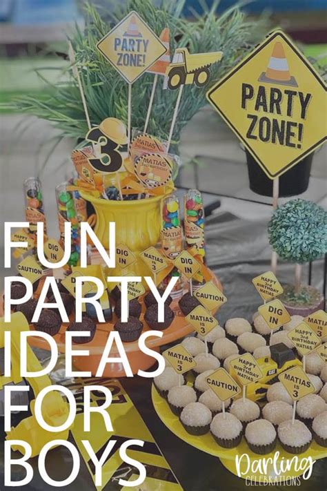 Boys Birthday Party Ideas For A 5 Year Old That They Will Love