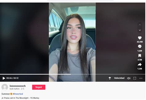 Ella Es Leah Halton La Influencer Con El Video Más Visto De Tiktok