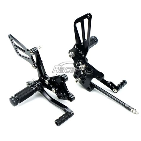 Classic Aluminum Cnc Adjustable Motorcycle Footrest Restpegs Kit For