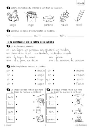 Exercice Son In Ain Ein Ce Exercice Sur Le Son In Im Ain Ein