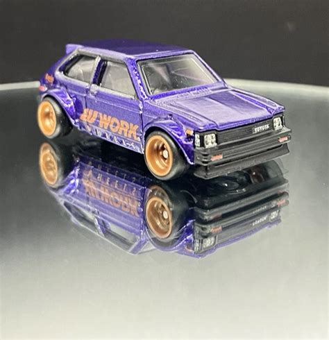 HOT WHEELS PREMIUM Car Culture 81 Toyota Starlet KP61 Ronin Run Loose EUR 6 45 PicClick FR
