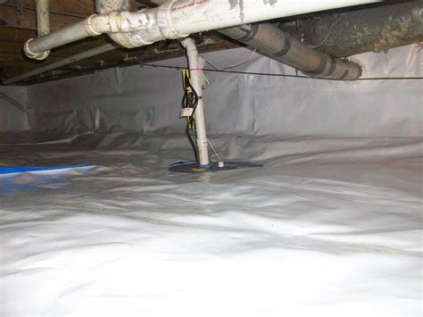 Crawl Space Repair Cleanspace Vapor Barrier After Cleanspace Installation