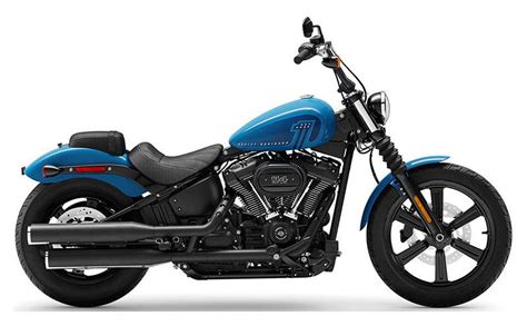 New 2022 Harley Davidson Street Bob® 114 Fastback Blue Motorcycles In