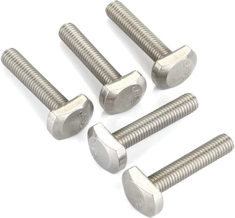 Buy M X Mm T Slot Drop In Stud Sliding Bolts T Shape Screws