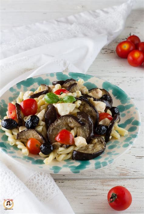 Pasta Fredda Con Melanzane Insalata Di Pasta Alla Siciliana Con