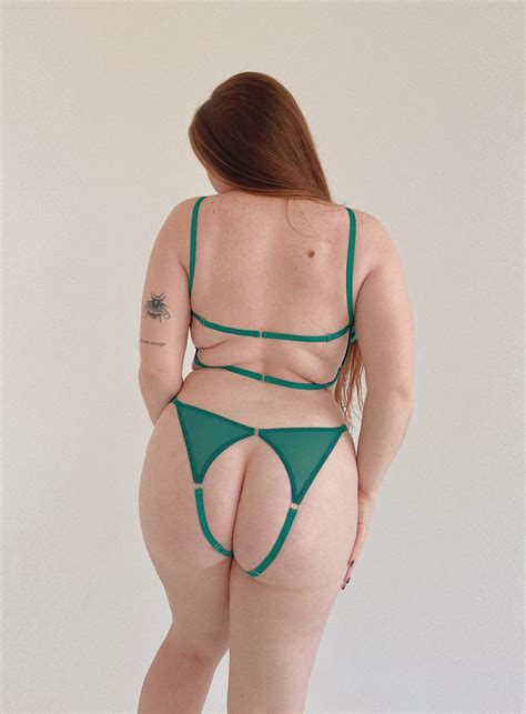 Crotchless Plus Size See Through Sexy Lingerie Set Harness Etsy Australia