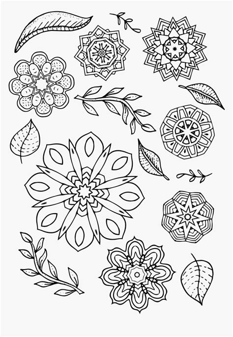 Simple Mandala Design Png Multicolored Mandala Flower Illustration Mandala Art Coloring Book