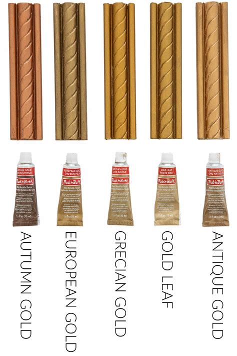 Rub 'n Buff Colors & Tips: Changing Metal Finishes the Easy Way ...