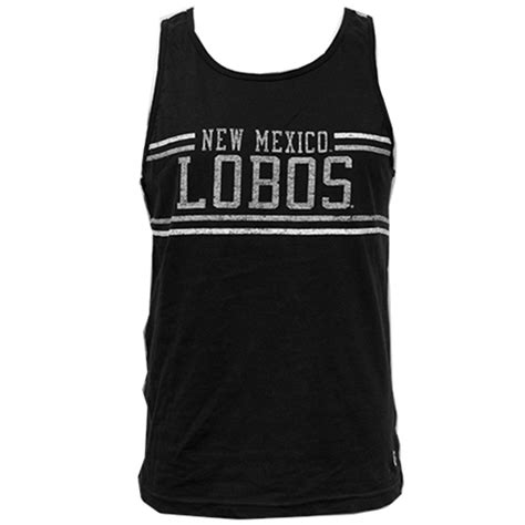 Unm Bookstore Mens Champion Tank New Mexico Lobos Black