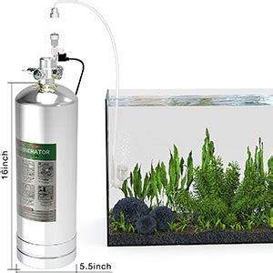 FZONE 4L CO2 Anlage Aquarium CO2 Generator System Kohlendioxid Reaktor