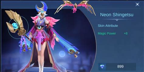 Buy Skin Neon Shingetsu Epic Skin Pharsa Mobile Legends 2832926 Itemku