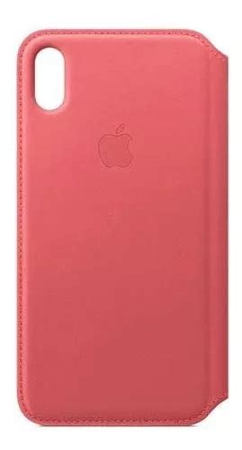 Capa Folio Iphone Xs Max Couro Rosa Pe Nia Apple Mrx Zm A Frete Gr Tis