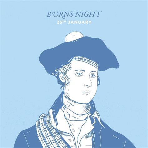 Free Vector Hand Drawn Burns Night Illustration