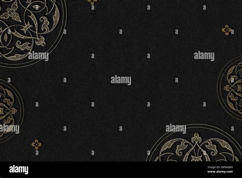Gold Filigree Border Frame Vector Stock Vector Image And Art Alamy