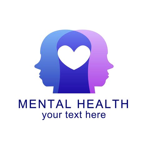 Mental Health Logo Isolated On White Background 13211770 Vector Art At