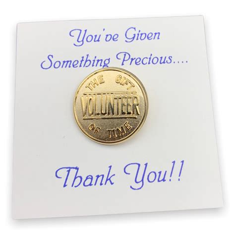 Volunteer The T Of Time Pin