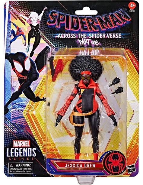 Figura Marvel Legends Spider Man Across The Spider Verse Part One Jessica Drew 15cm Hasbro