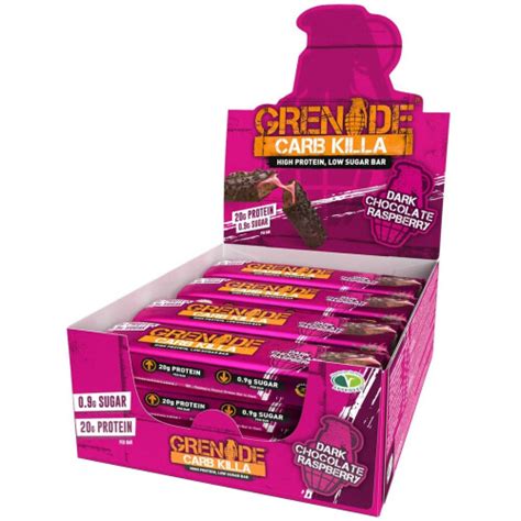 Grenade Carb Killa High Protein And Low Carb Bar 12 X 60 G Dark