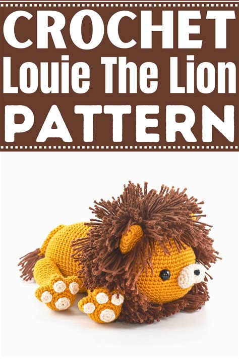 Cute Looking Crochet Leon Lion With Mane Patterns