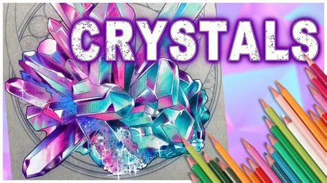 Coloring Crystals Step By Step YouTube