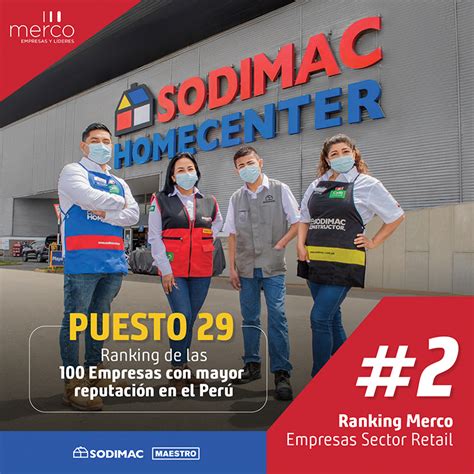 Sodimac Y Maestro Se Consolidan En El Ranking Retail Del Monitor Merco