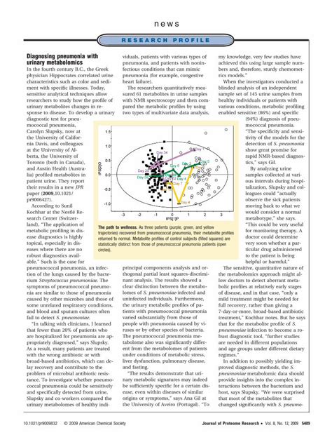 Pdf Diagnosing Pneumonia With Urinary Metabolomics Dokumen Tips