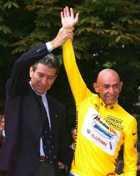 Felice Gimondi E Marco Pantani E Gimondi Parigi Tour De France