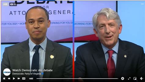 Video Second Virginia Attorney General Debate Between Mark Herring And