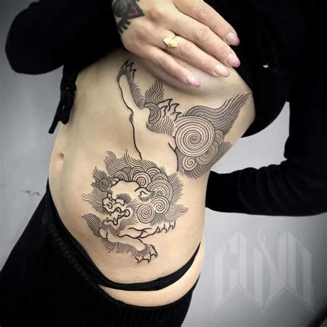 Aggregate 70+ japanese lion tattoo - in.cdgdbentre