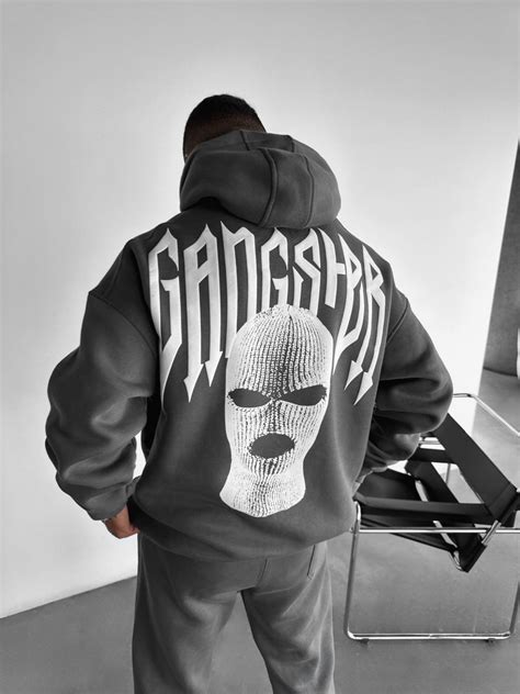 Oversize Gangster Hoodie Anthracite Kleidermafia