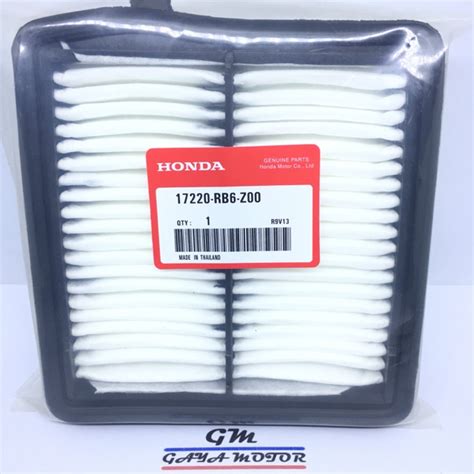 Jual Filter Udara Honda Jazz Srs Ge8 Mobilio Freed City Shopee