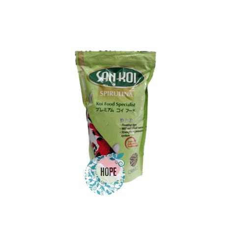 Jual SANKOI SAN KOI SPIRULINA Makanan Pakan Ikan 1 Kg Shopee Indonesia