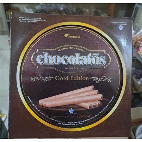 Jual Chocolatos Wafer Roll 190gr Chocolate Roll Kaleng Wafer Roll