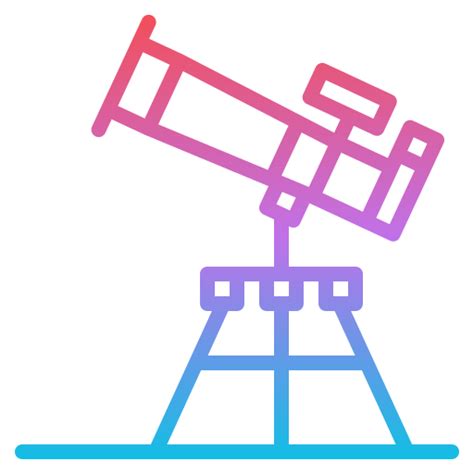 Telescope Iconixar Gradient Icon