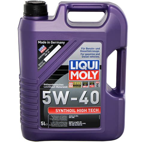 Motorolie Liqui Moly Synthoil High Tech W A L Winparts Nl