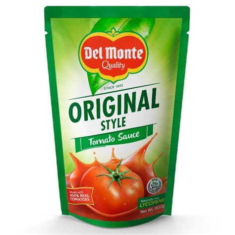 Del Monte Tomato Sauce Original Style 900g Shopee Philippines