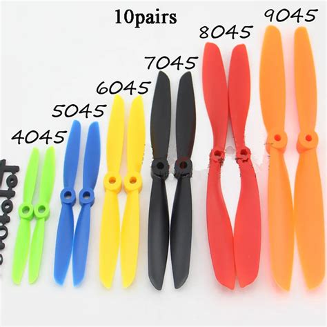 10pairs 5045 7045 8045 9045 Propellers Prop 2 Blade Paddles Cw Ccw