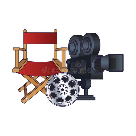 Directors chair stock illustration. Illustration of staring - 1147334 