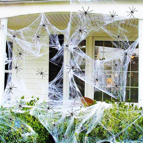 Amazon Milvusend 1000 Sqft Spider Webs Decorations Halloween