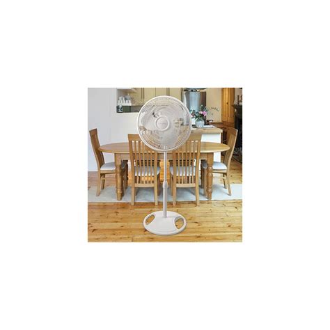 Lasko 16 Oscillating 3 Speed Pedestal Fan S16200 White 46013460684