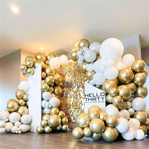 Getuscart Partywoo Metallic Gold Balloons Pcs Inch Gold Metallic