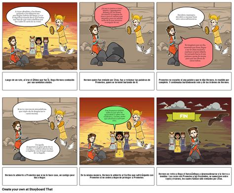 Comic De Prometeo Encadenado Storyboard By A A E