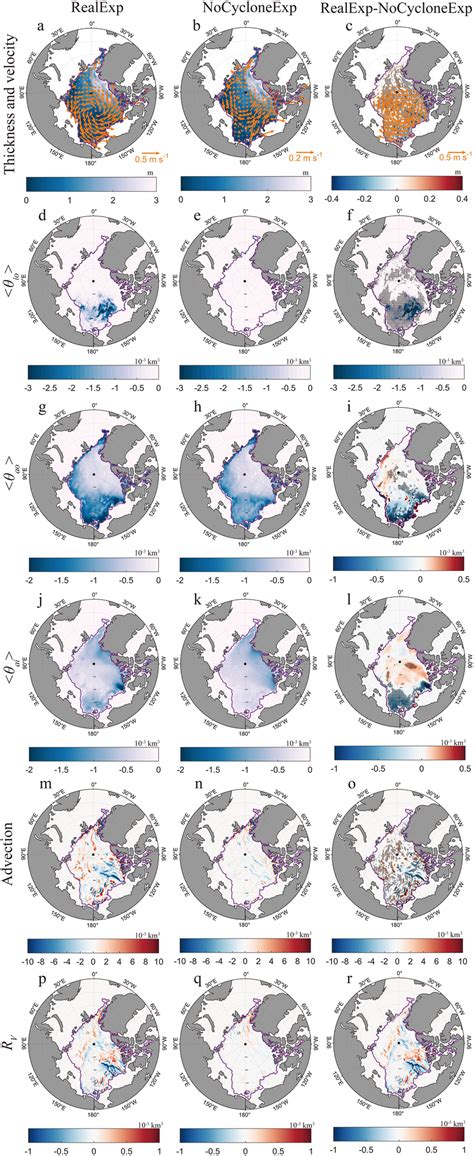 Spatial distributions of the grid cell‐mean sea ice thickness and sea ... 